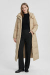 Caurelle | Women’s Long Puffer Coat - Hooded Winter Outerwear