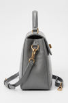 Women's Versatile Genuine Leather Satchel Crossbody Bag with Top Handle