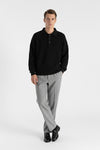 Caurelle | Men’s Knitted Jumper – Loose Polo Collar Autumn Winter