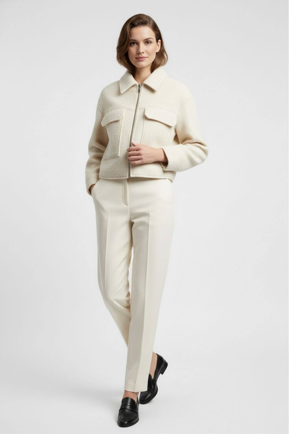 Caurelle | Women’s Cropped Tweed Jacket