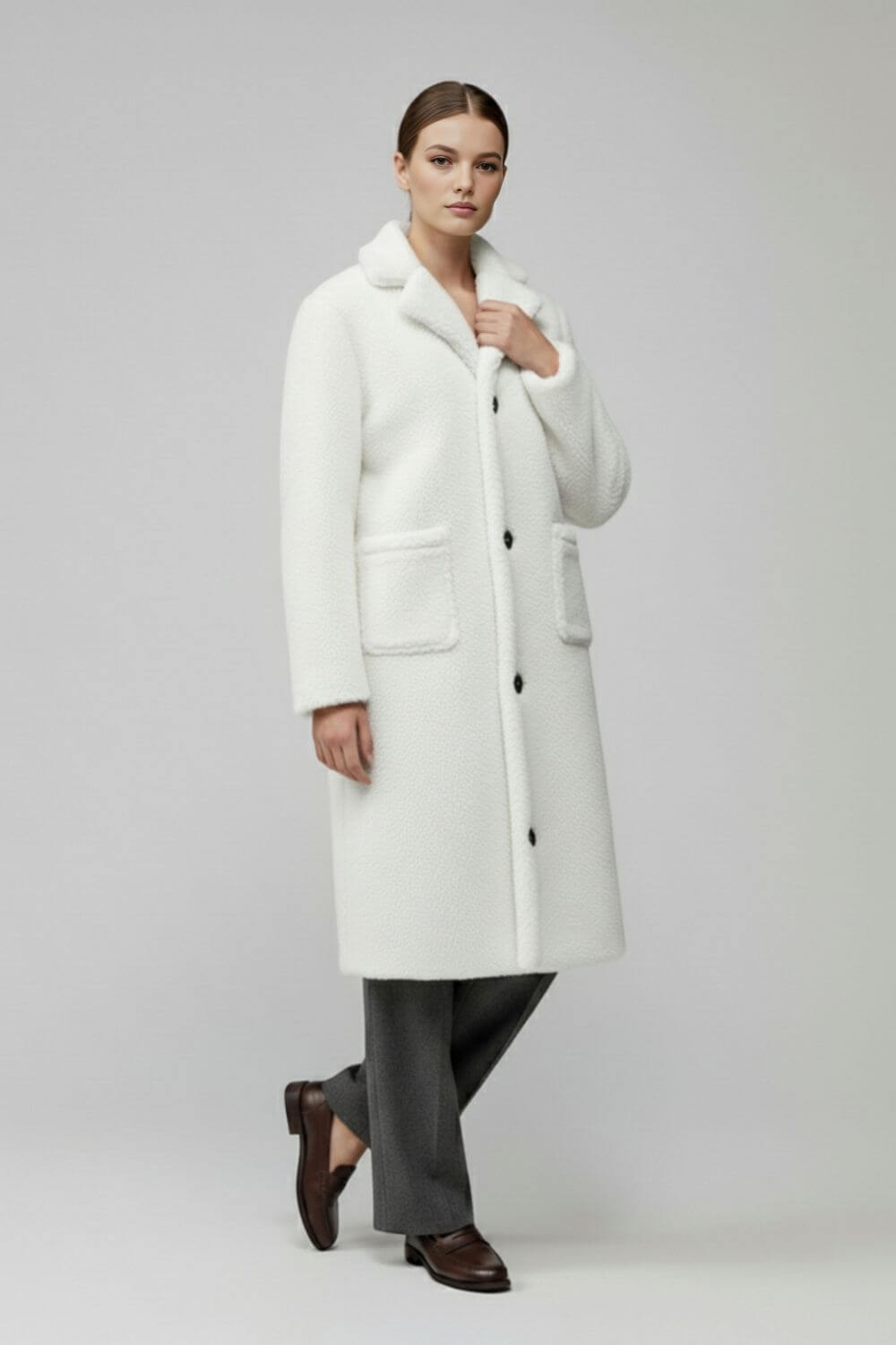 Caurelle | Women’s Long Coat – Classic Elegance for Cold Seasons