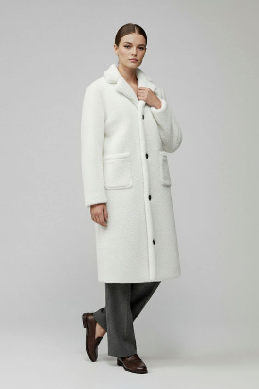 Caurelle | Women’s Long Coat – Classic Elegance for Cold Seasons