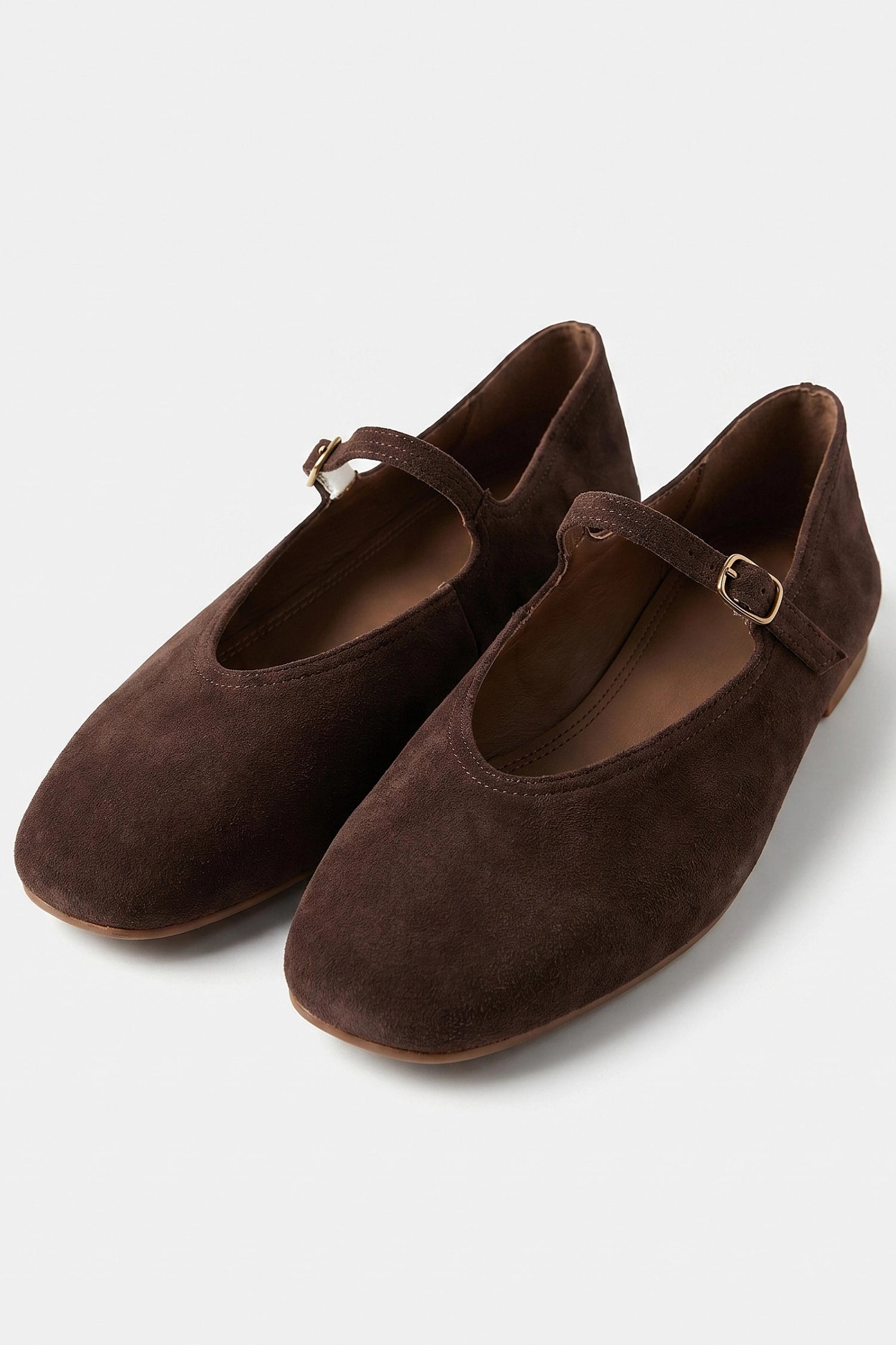 Caurelle | Women’s Mary Jane Flats Soft Leather Look Elegance