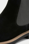 Men's Comfortable Suede Chelsea Ankle Boots with Low Heel