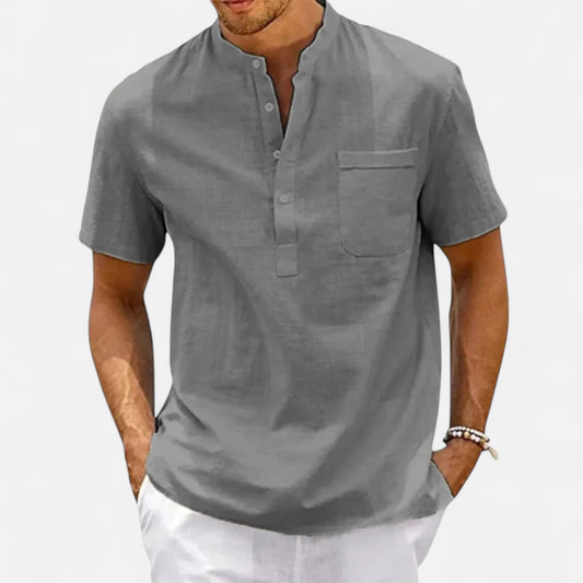 Caurelle | Henley Short Sleeve – Effortless Style, Everyday Comfort