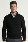 Caurelle | Men's Classic Half‑Zip Knit Jumper