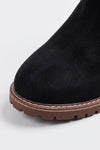 Women’s Winter Versatile Suede Ankle Boots with Buckle Strap