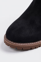 Women’s Winter Versatile Suede Ankle Boots with Buckle Strap