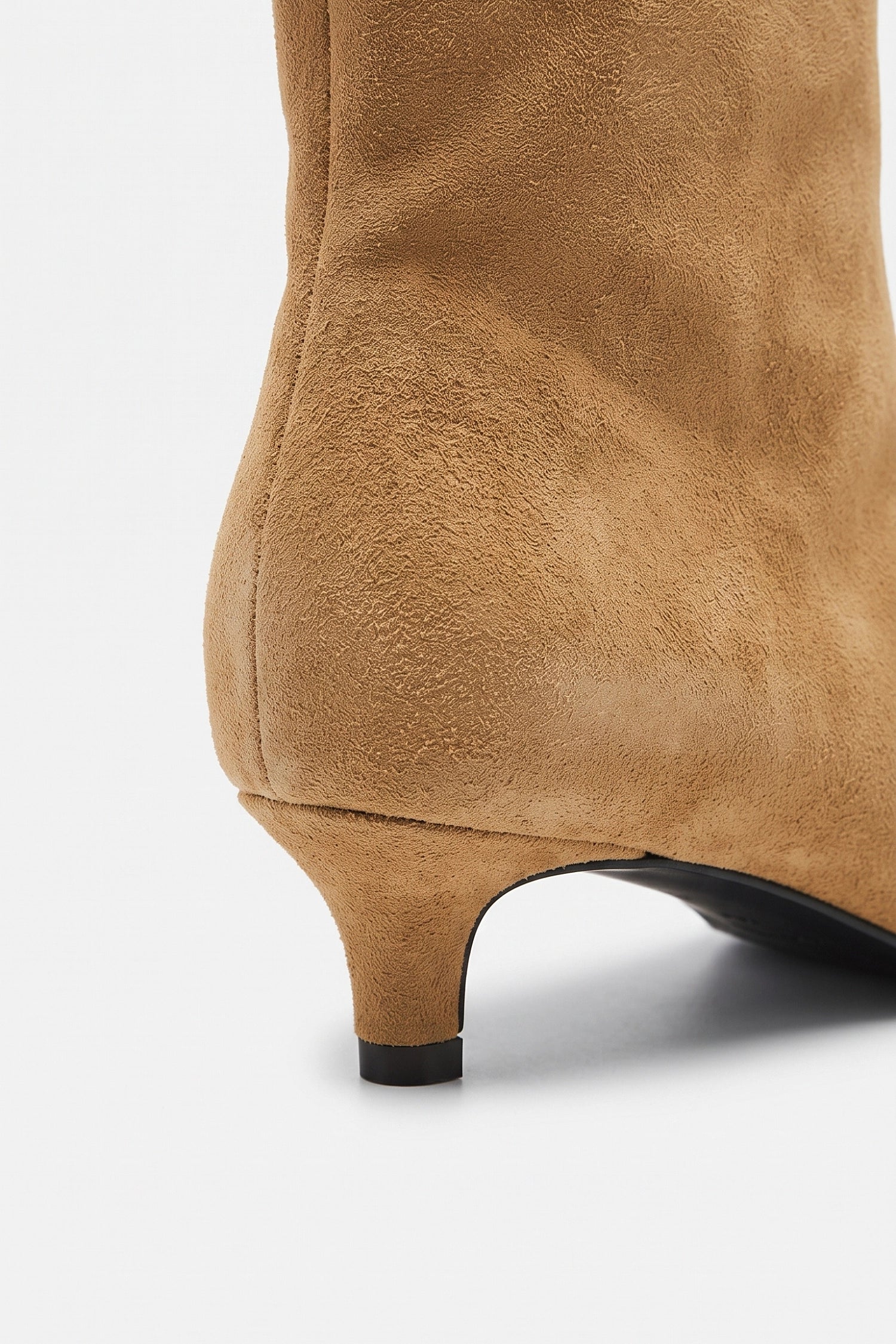 Women's Winter Pointed Toe Low Heel Suede Ankle Boots