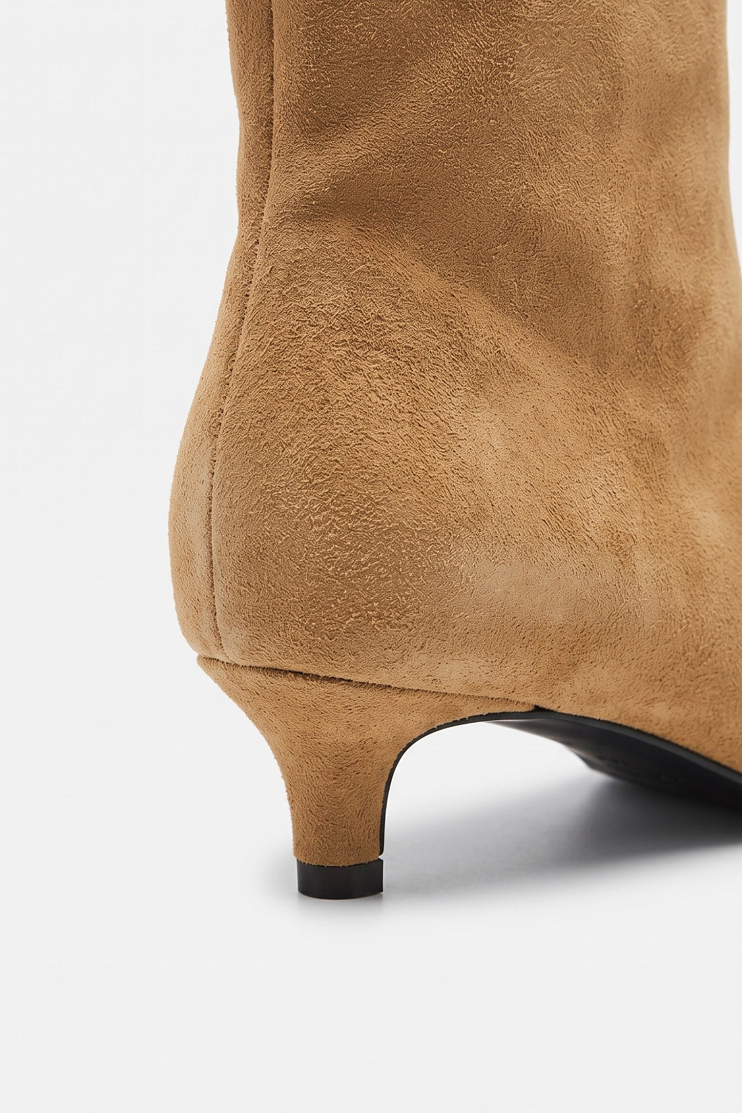 Women's Winter Pointed Toe Low Heel Suede Ankle Boots