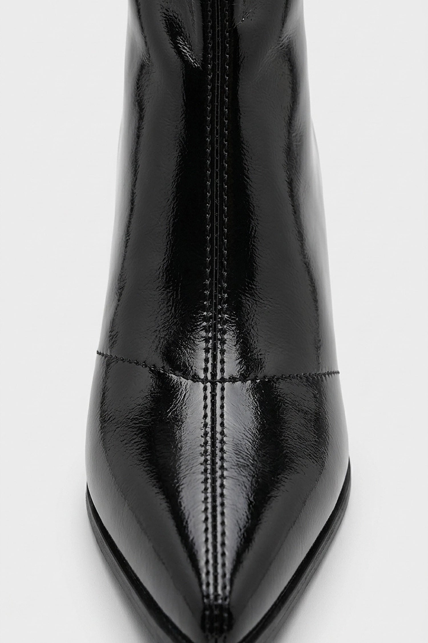 Women’s Pointed Toe High Heeled Ankle Boots with Back Zip
