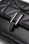 Women's Lightweight Quilted Chain Crossbody Shoulder Bag