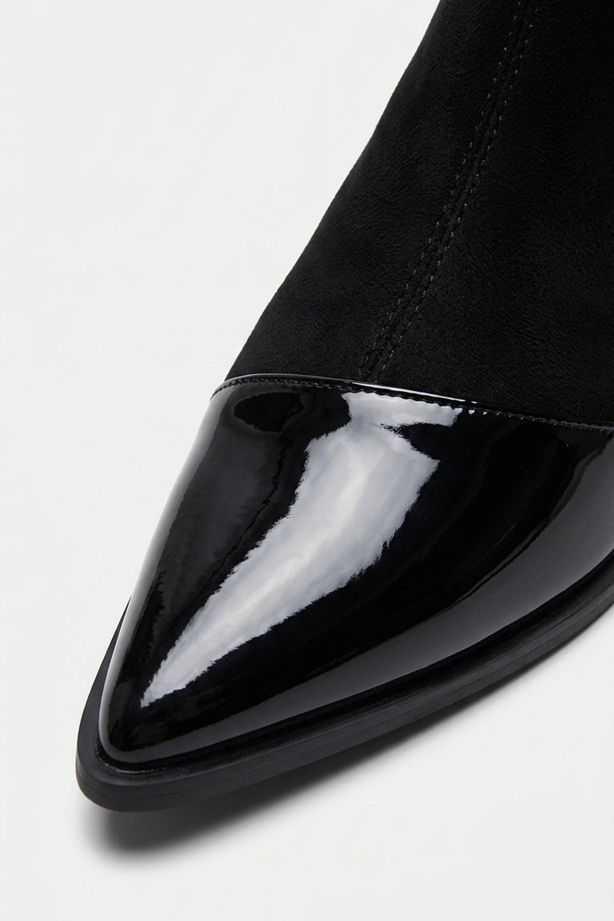 Women’s Winter Pointed Toe Block Heel Ankle Boots