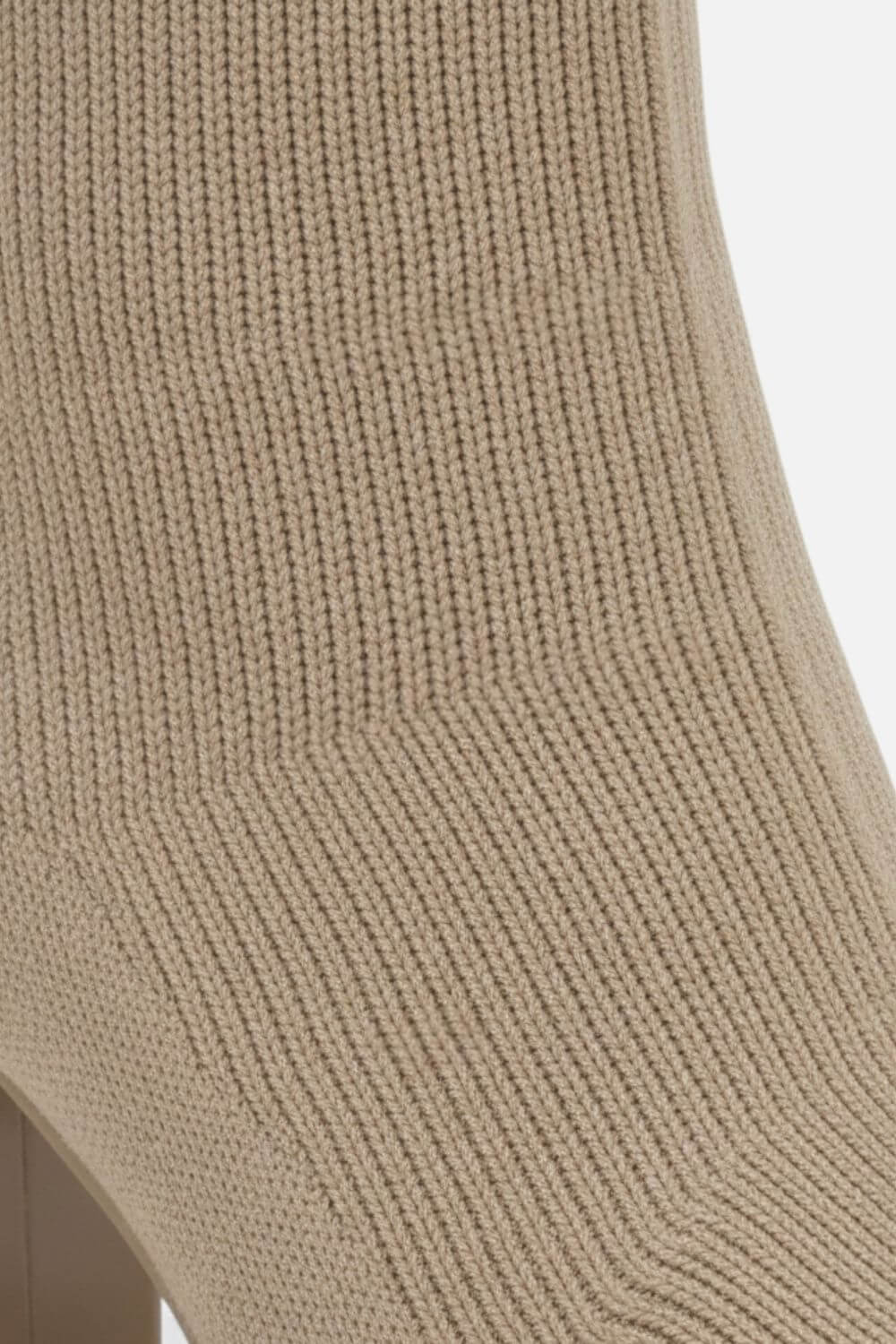 Caurelle | Women’s Knit Ankle Boots - Block Heel