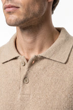Men's Winter Comfortable Knitted Polo Jumper Relaxed Fit