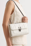 Women's Lightweight Quilted Chain Crossbody Shoulder Bag