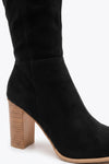 Women's Winter Comfortable Suede Knee High Boots with Side Zip