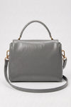 Women's Versatile Genuine Leather Satchel Crossbody Bag with Top Handle