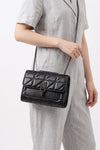 Women's Lightweight Quilted Chain Crossbody Shoulder Bag