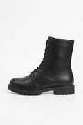 Women’s Winter Easy Wear Lace Up Ankle Boots with Side Zip