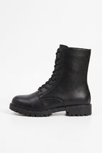 Women’s Winter Easy Wear Lace Up Ankle Boots with Side Zip