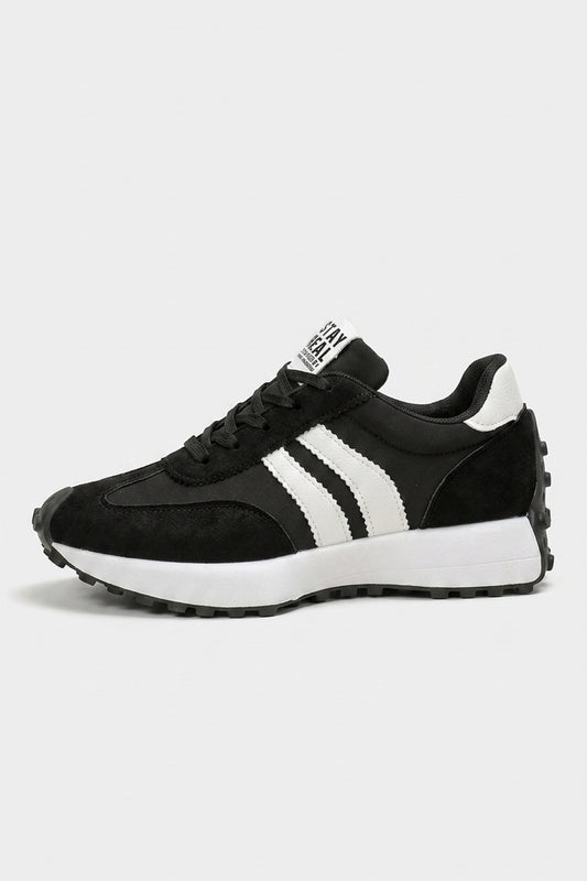 Women’s Casual Platform Retro Suede Trainers