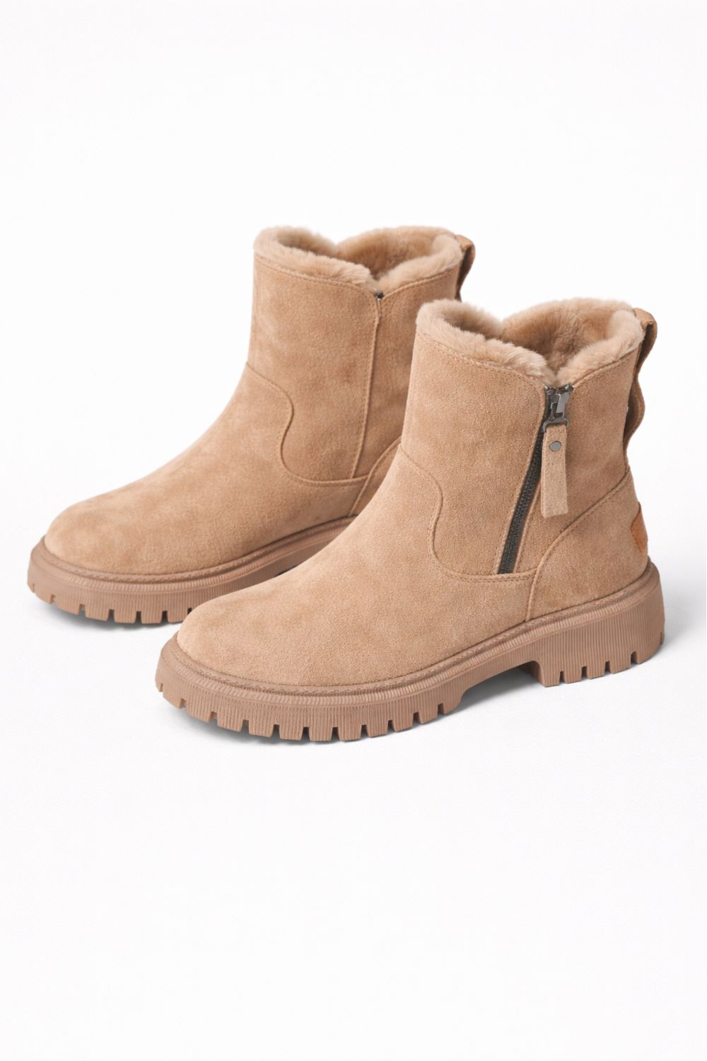Caurelle | Women’s Plush Faux Fur Lined Winter Ankle Boots