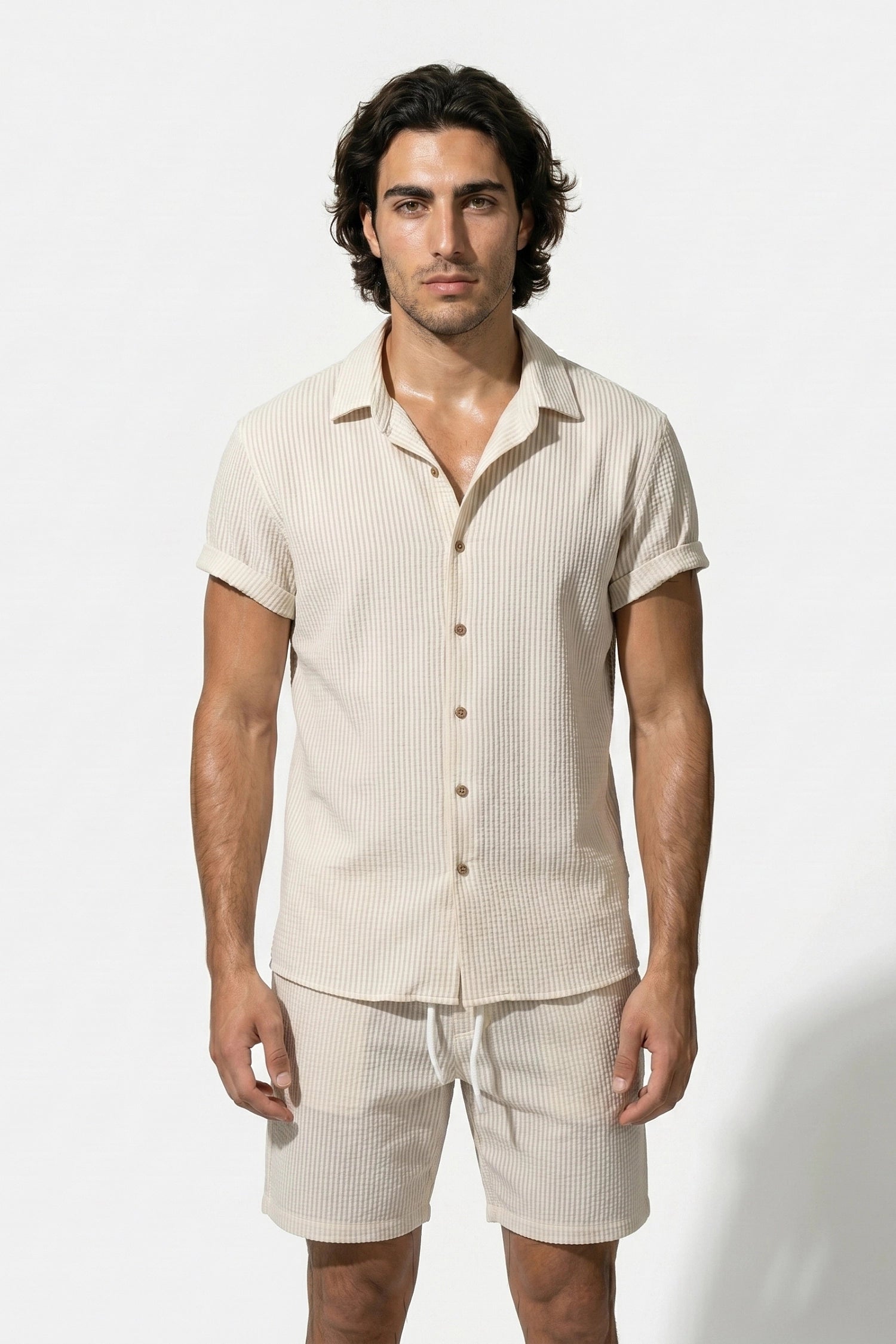 Caurelle | Men’s Shirt and Shorts Set Style Summer Wear