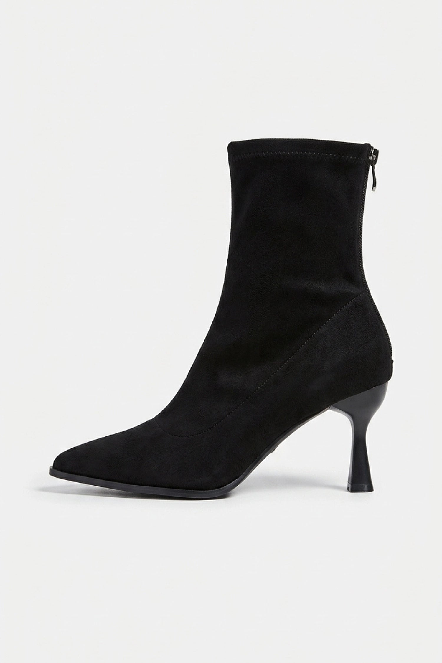 Women’s Winter Suede Pointed Toe High Heeled Ankle Boots