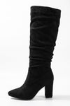 Women's Winter Stylish Suede Slouch Knee High Boots