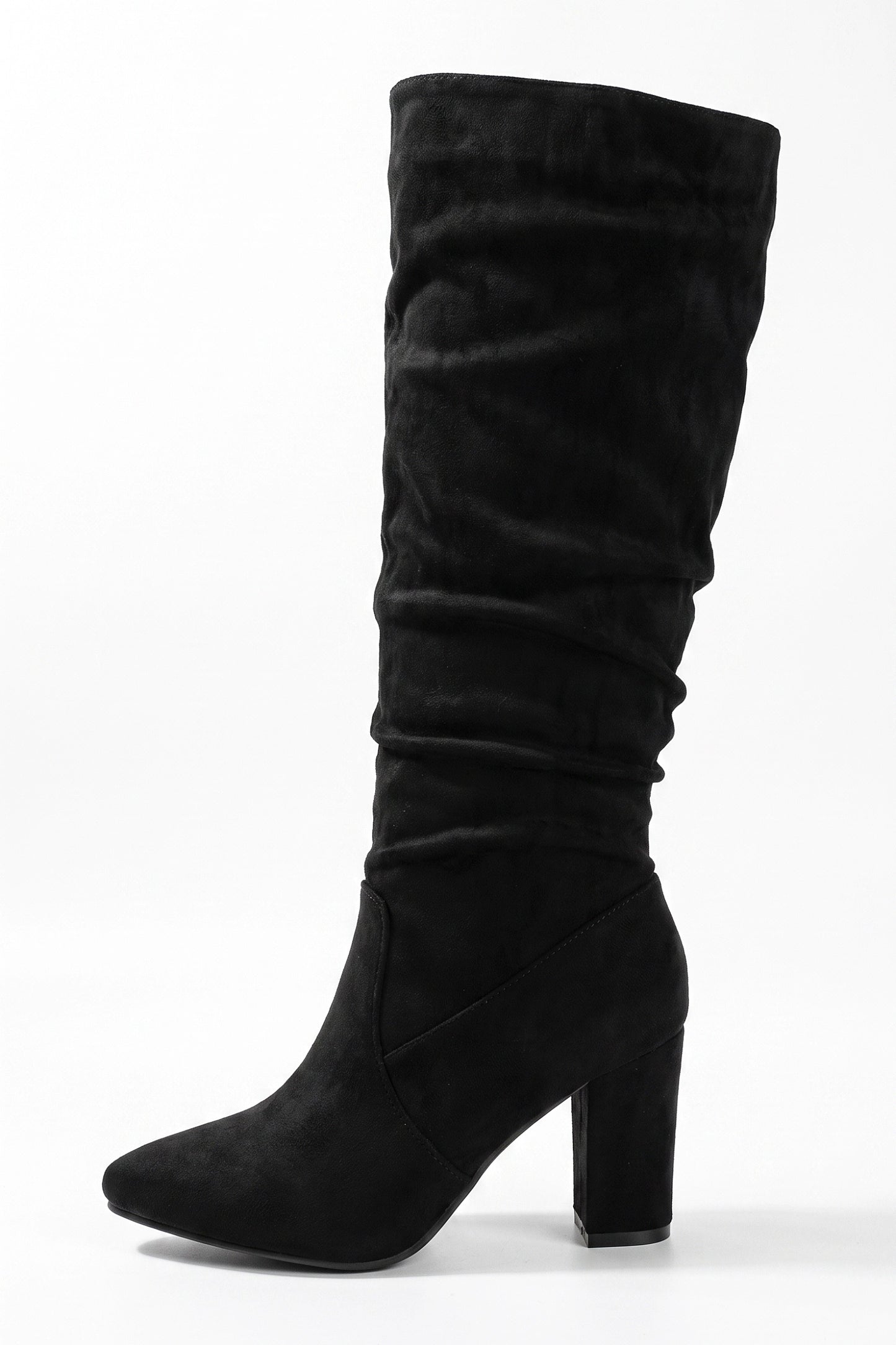 Women's Winter Stylish Suede Slouch Knee High Boots