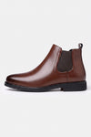 Men's Easy Wear Chelsea Boots with Low Block Heel