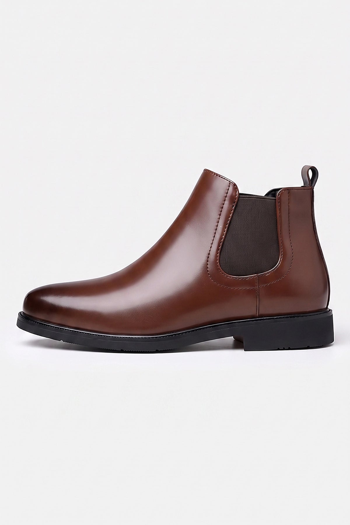 Men's Easy Wear Chelsea Boots with Low Block Heel