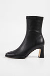 Women's Winter Square Toe Leather Ankle Boots