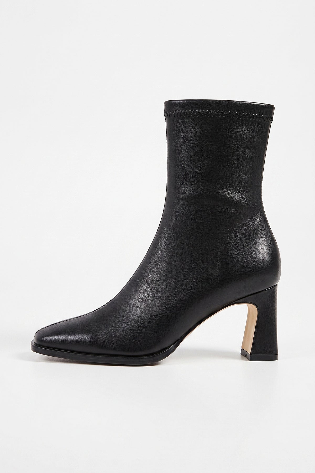 Women's Winter Square Toe Leather Ankle Boots