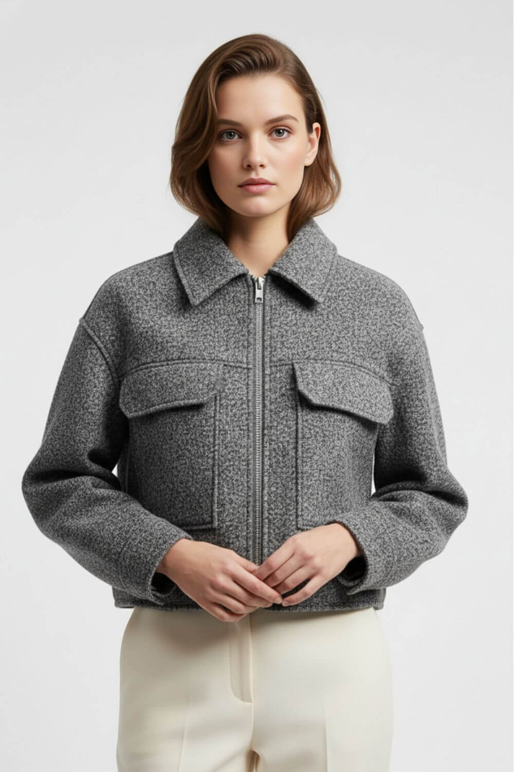 Caurelle | Women’s Cropped Tweed Jacket