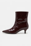 Women's Winter Elegant Leather Ankle Boots with Pointed Toe