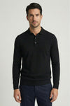 Caurelle | Men’s Long Sleeve Knitted Polo Jumper