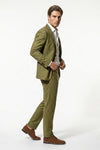 Caurelle | Men’s Linen Style Suit Classic Casual Elegance