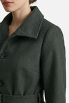 Caurelle | Women’s Refined Belted Long Coat