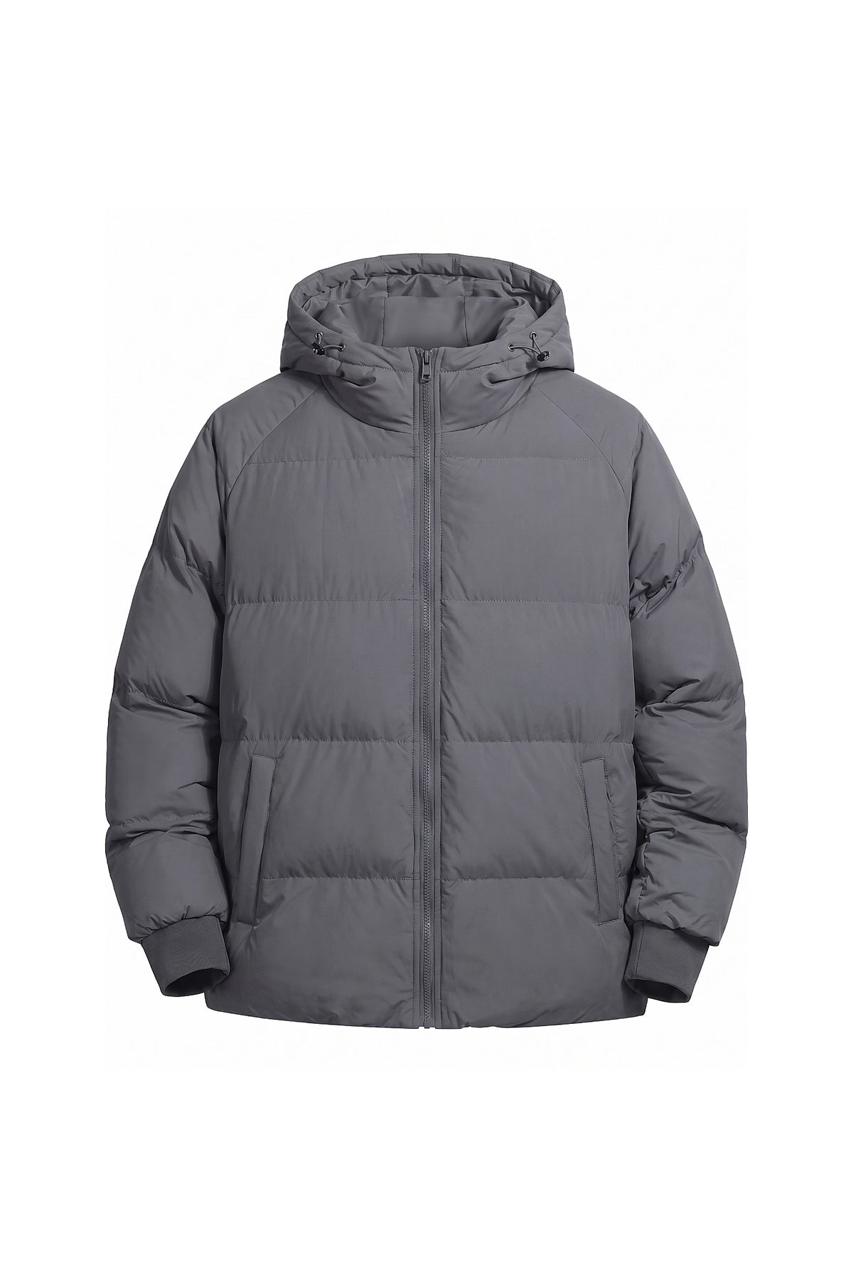Men’s Winter Warm Hooded Relaxed Fit Puffer Jacket