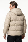 Men’s Winter Warm Hooded Relaxed Fit Puffer Jacket