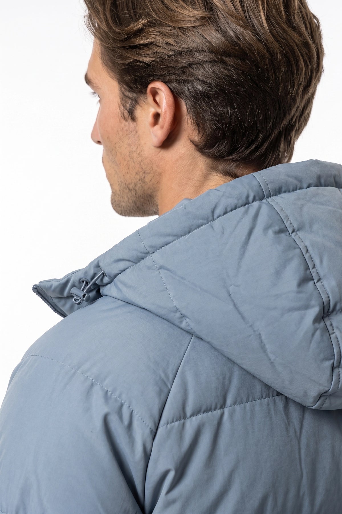 Men’s Winter Warm Hooded Relaxed Fit Puffer Jacket