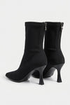 Women’s Winter Suede Pointed Toe High Heeled Ankle Boots