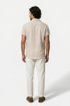 Caurelle | Men’s Shirt and Trousers Set Linen Look Comfort Summer Outfit