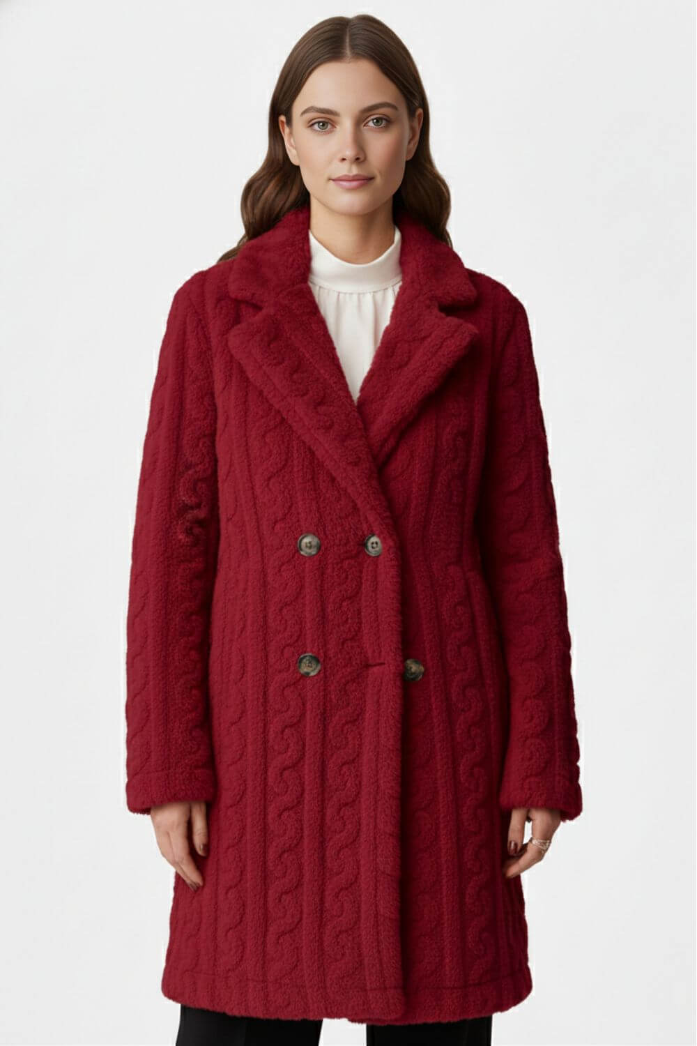 Caurelle | Women’s Textured Long Coat