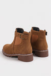 Women’s Winter Versatile Suede Ankle Boots with Buckle Strap