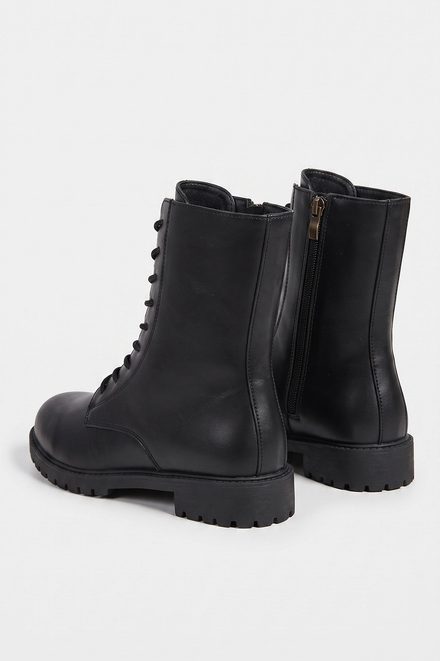 Women’s Winter Easy Wear Lace Up Ankle Boots with Side Zip
