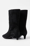Women's Winter Pointed Toe Low Heel Suede Ankle Boots
