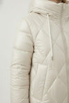 Caurelle | Women’s Long Diamond Quilted Winter Puffer Coat
